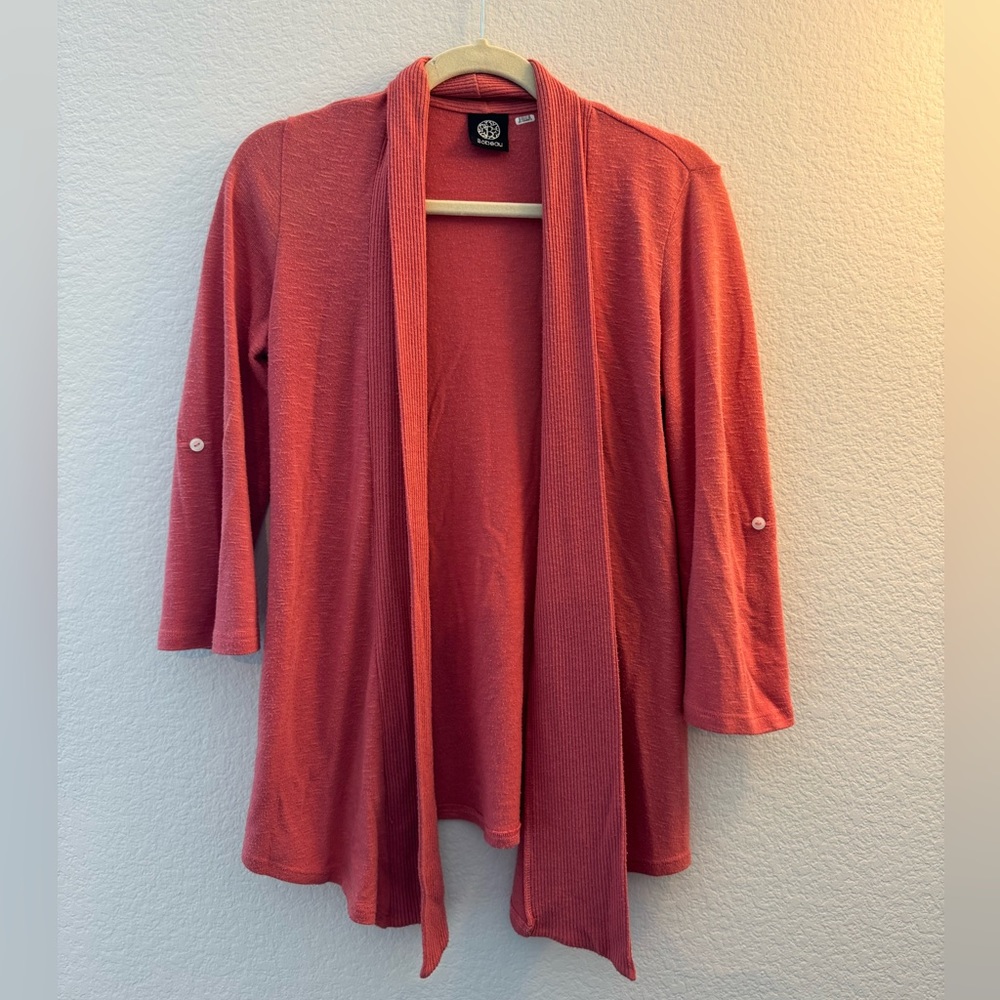 Bobeau Open Cardigan, size small